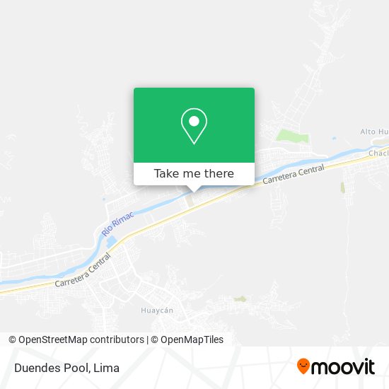 Duendes Pool map
