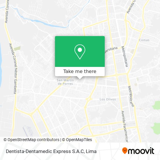 Dentista-Dentamedic Express S.A.C map