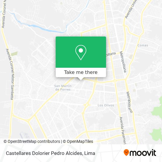 Mapa de Castellares Dolorier Pedro Alcides