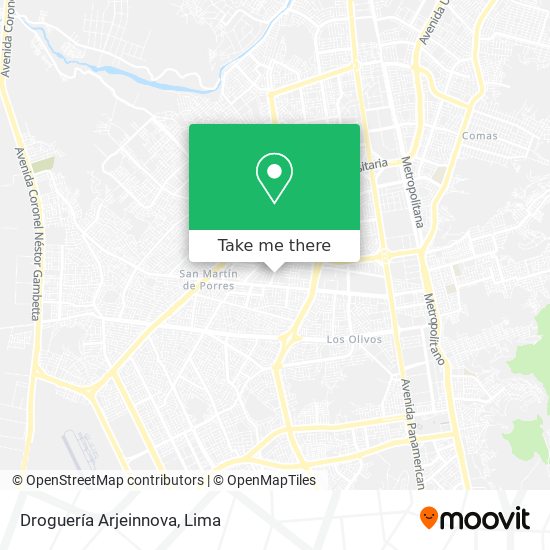 Droguería Arjeinnova map