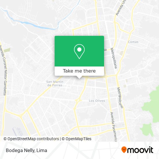 Bodega Nelly map