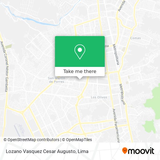 Lozano Vasquez Cesar Augusto map