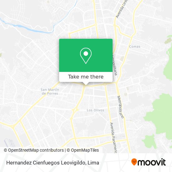 Mapa de Hernandez Cienfuegos Leovigildo