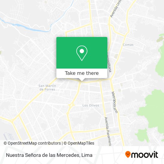 Nuestra Señora de las Mercedes map