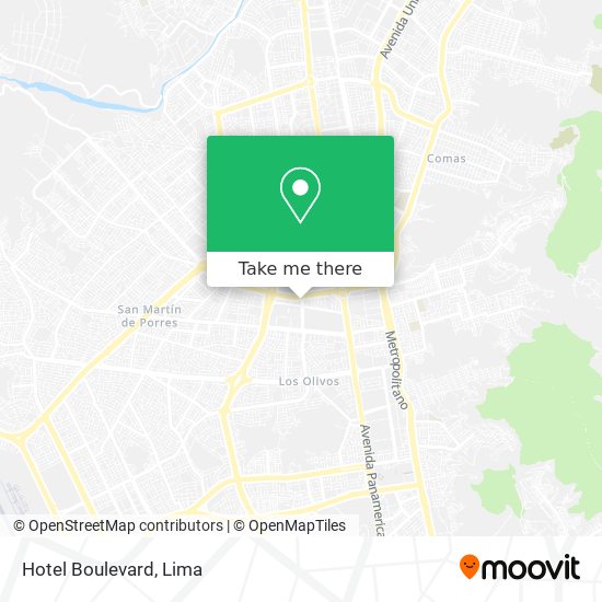 Hotel Boulevard map