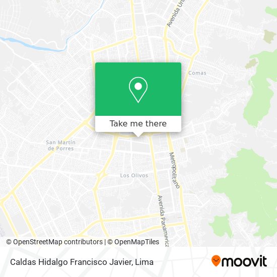 Caldas Hidalgo Francisco Javier map