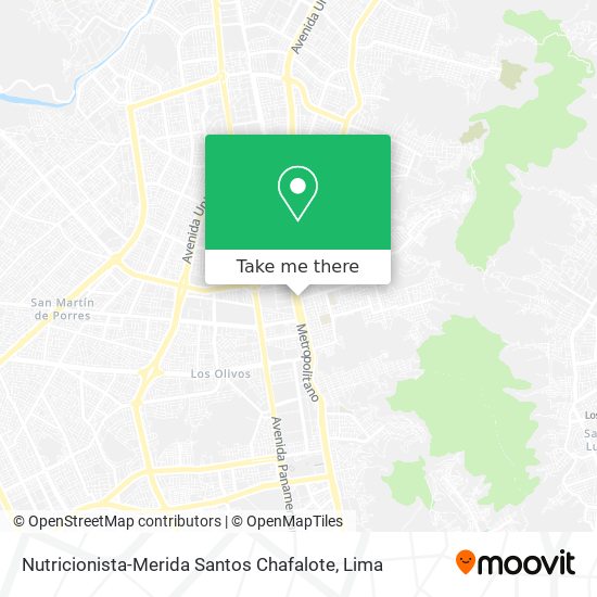 Mapa de Nutricionista-Merida Santos Chafalote