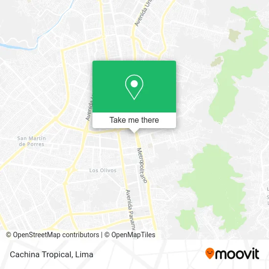 Cachina Tropical map