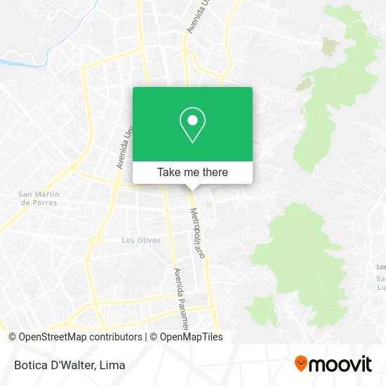 Botica D'Walter map