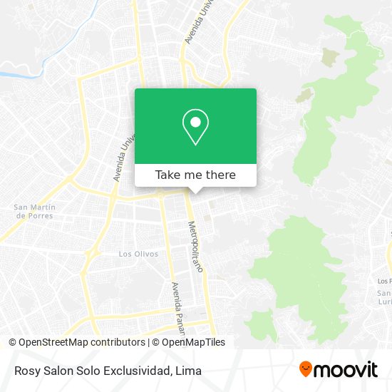 Mapa de Rosy Salon Solo Exclusividad