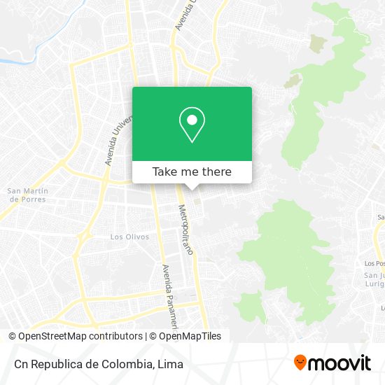 Cn Republica de Colombia map