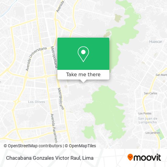 Chacabana Gonzales Victor Raul map