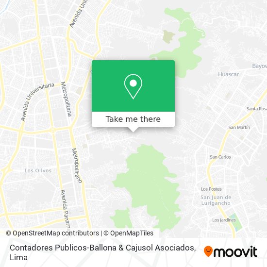 Contadores Publicos-Ballona & Cajusol Asociados map
