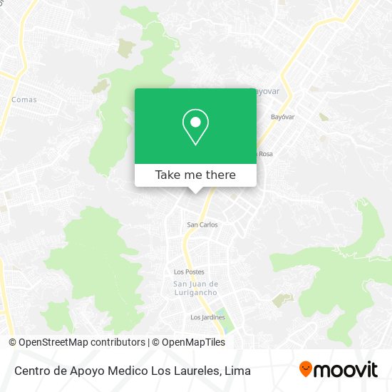 Centro de Apoyo Medico Los Laureles map