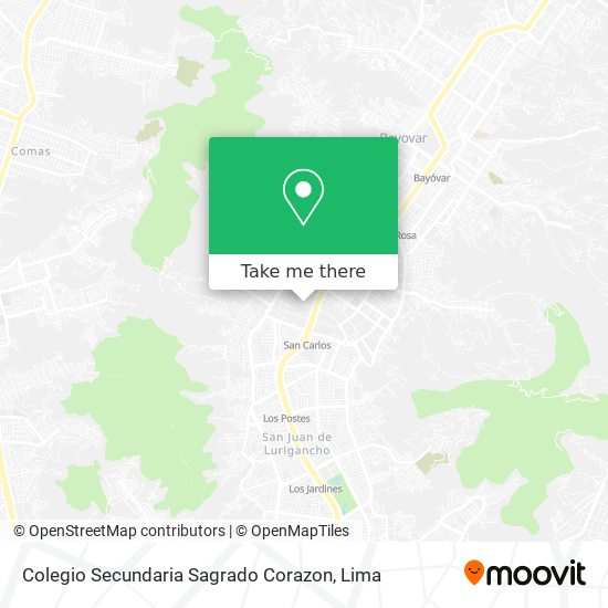 Colegio Secundaria Sagrado Corazon map