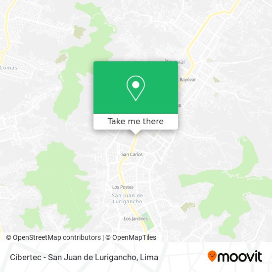 Cibertec - San Juan de Lurigancho map