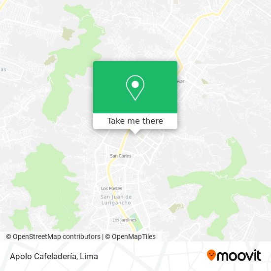 Apolo Cafeladería map