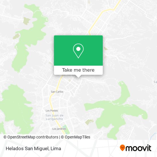 Helados San Miguel map