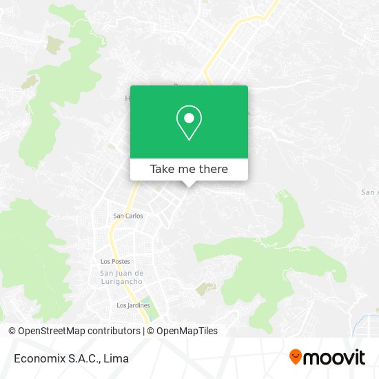 Mapa de Economix S.A.C.