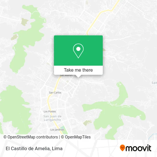 El Castillo de Amelia map