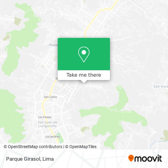 Parque Girasol map