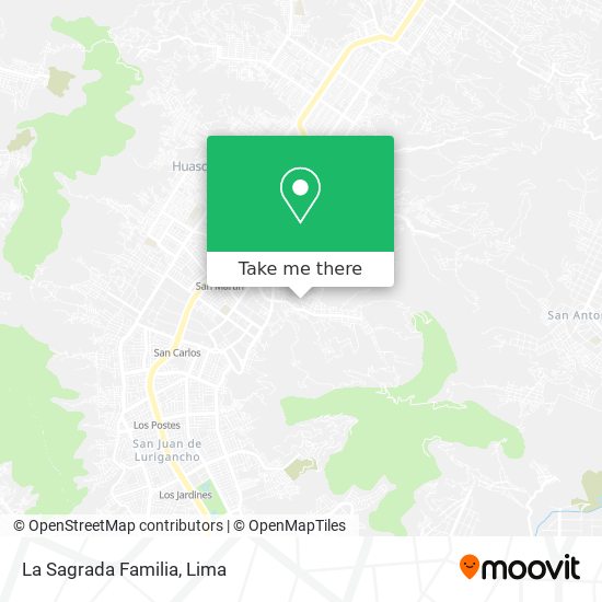 La Sagrada Familia map