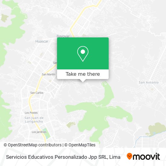 Mapa de Servicios Educativos Personalizado Jpp SRL