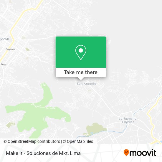 Mapa de Make It - Soluciones de Mkt