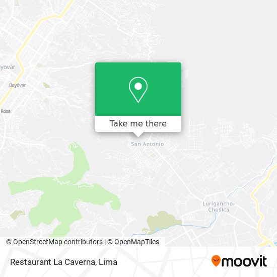 Restaurant La Caverna map