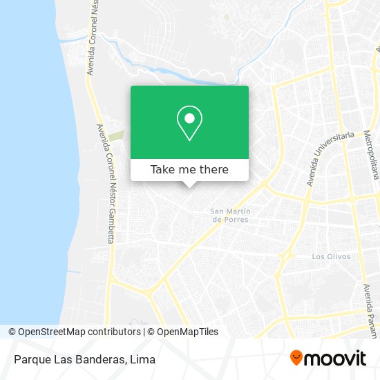 Parque Las Banderas map