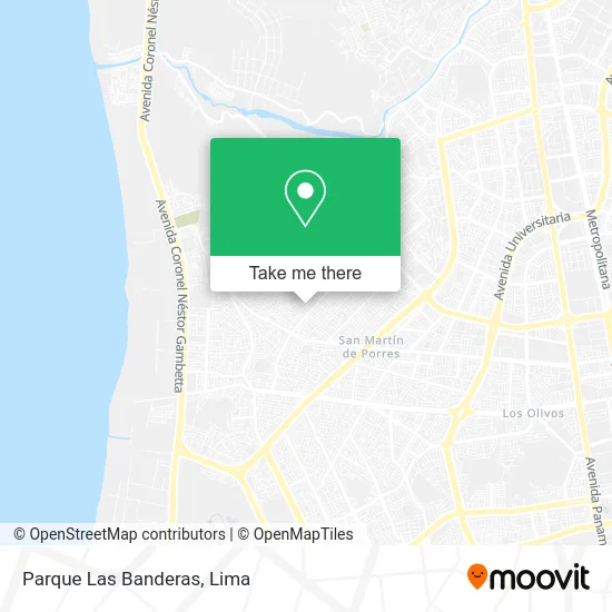 Parque Las Banderas map