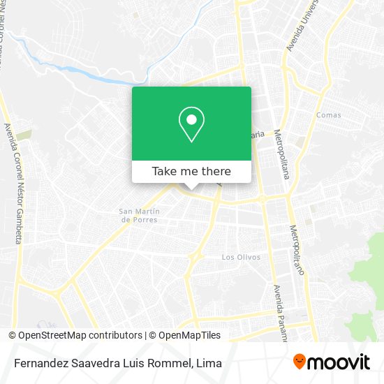 Mapa de Fernandez Saavedra Luis Rommel