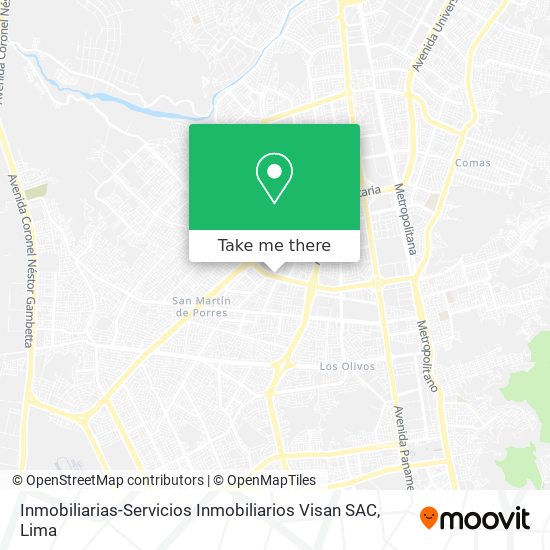 Inmobiliarias-Servicios Inmobiliarios Visan SAC map