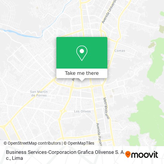 Business Services-Corporacion Grafica Olivense S. A. c. map