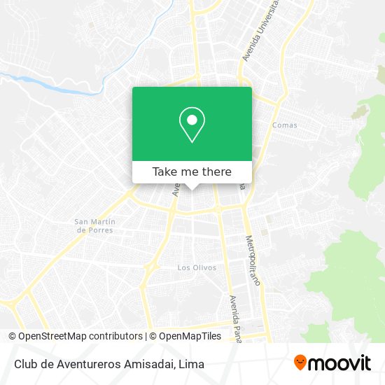 Club de Aventureros Amisadai map