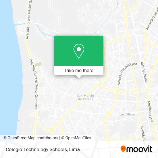 Colegio Technology Schools map