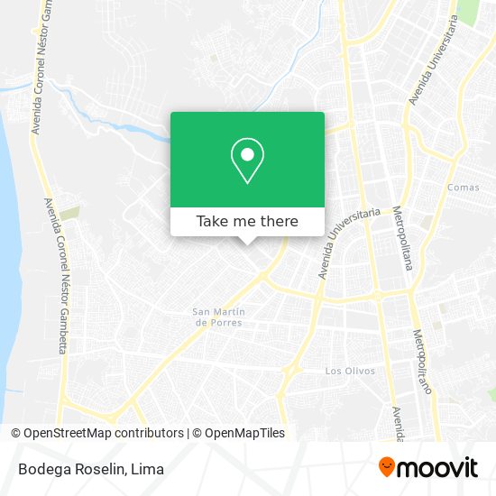 Bodega Roselin map