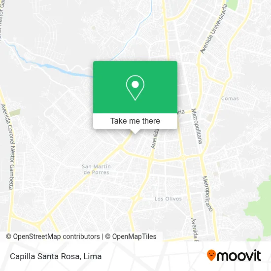 Capilla Santa Rosa map