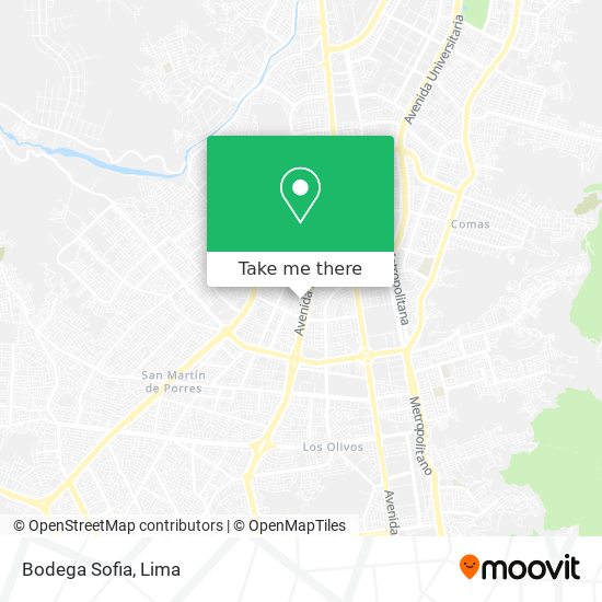 Mapa de Bodega Sofia