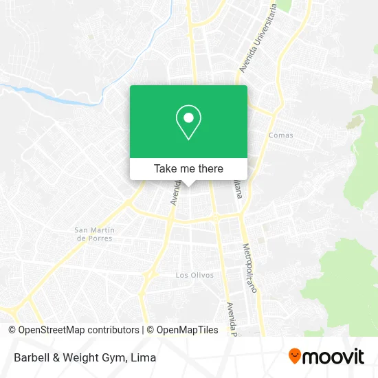 Barbell & Weight Gym map