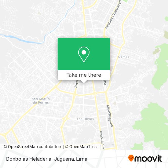 Donbolas Heladeria -Jugueria map