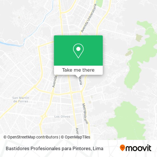 Bastidores Profesionales para Pintores map