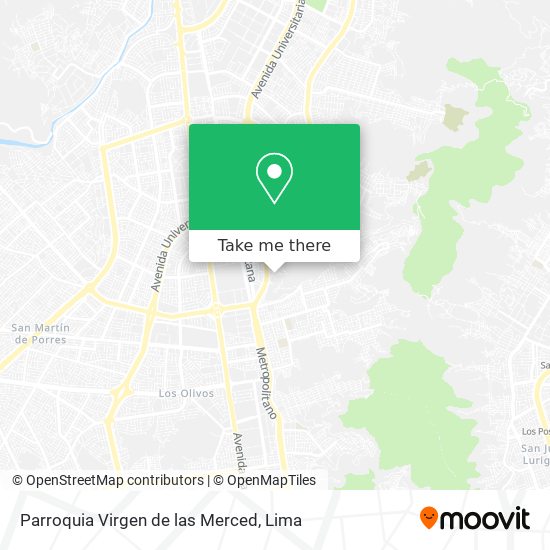 Parroquia Virgen de las Merced map