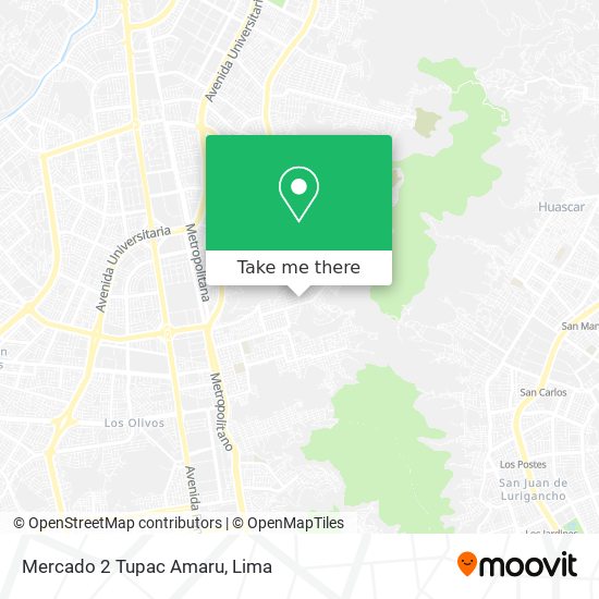 Mercado 2 Tupac Amaru map