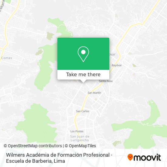 Wilmers Académia de Formación Profesional - Escuela de Barberia map