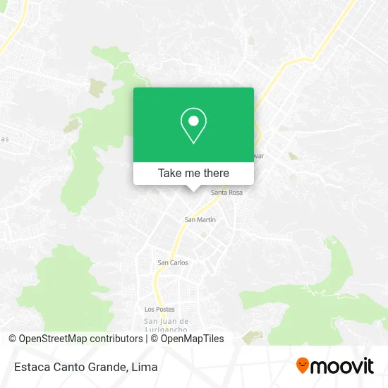 Estaca Canto Grande map