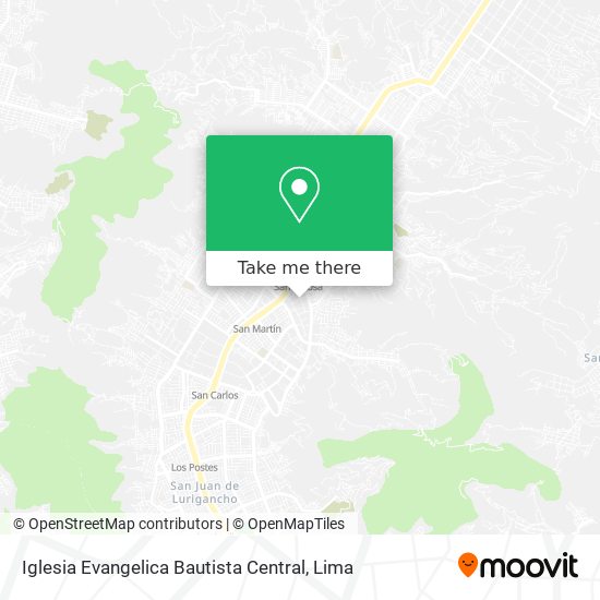 Iglesia Evangelica Bautista Central map