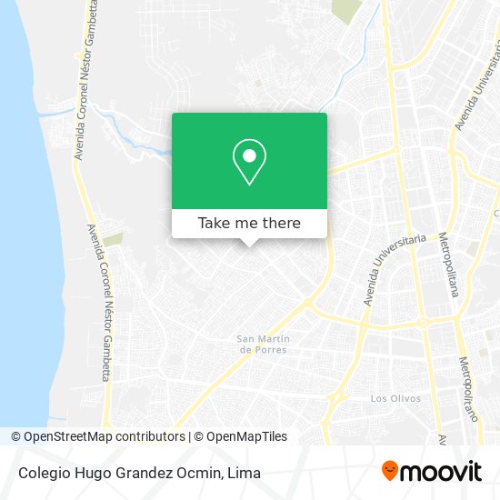 Colegio Hugo Grandez Ocmin map