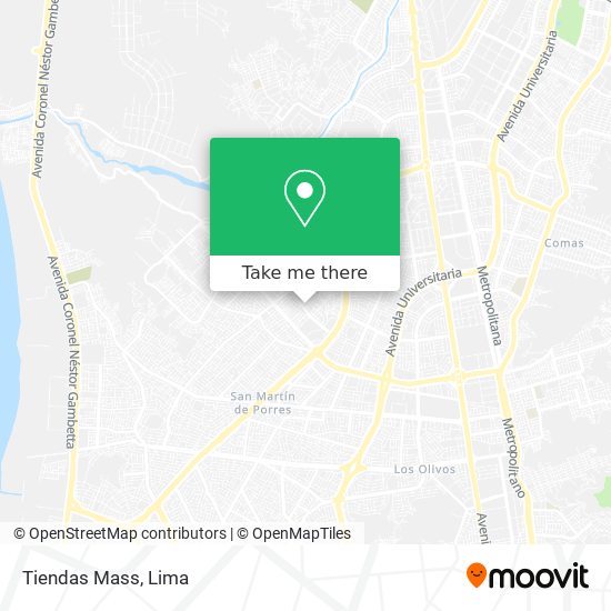 Mapa de Tiendas Mass