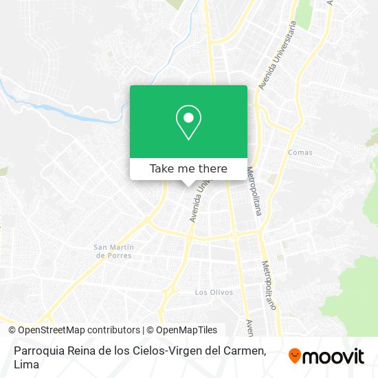 Mapa de Parroquia Reina de los Cielos-Virgen del Carmen